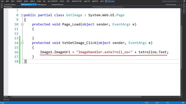 Click of event of button 